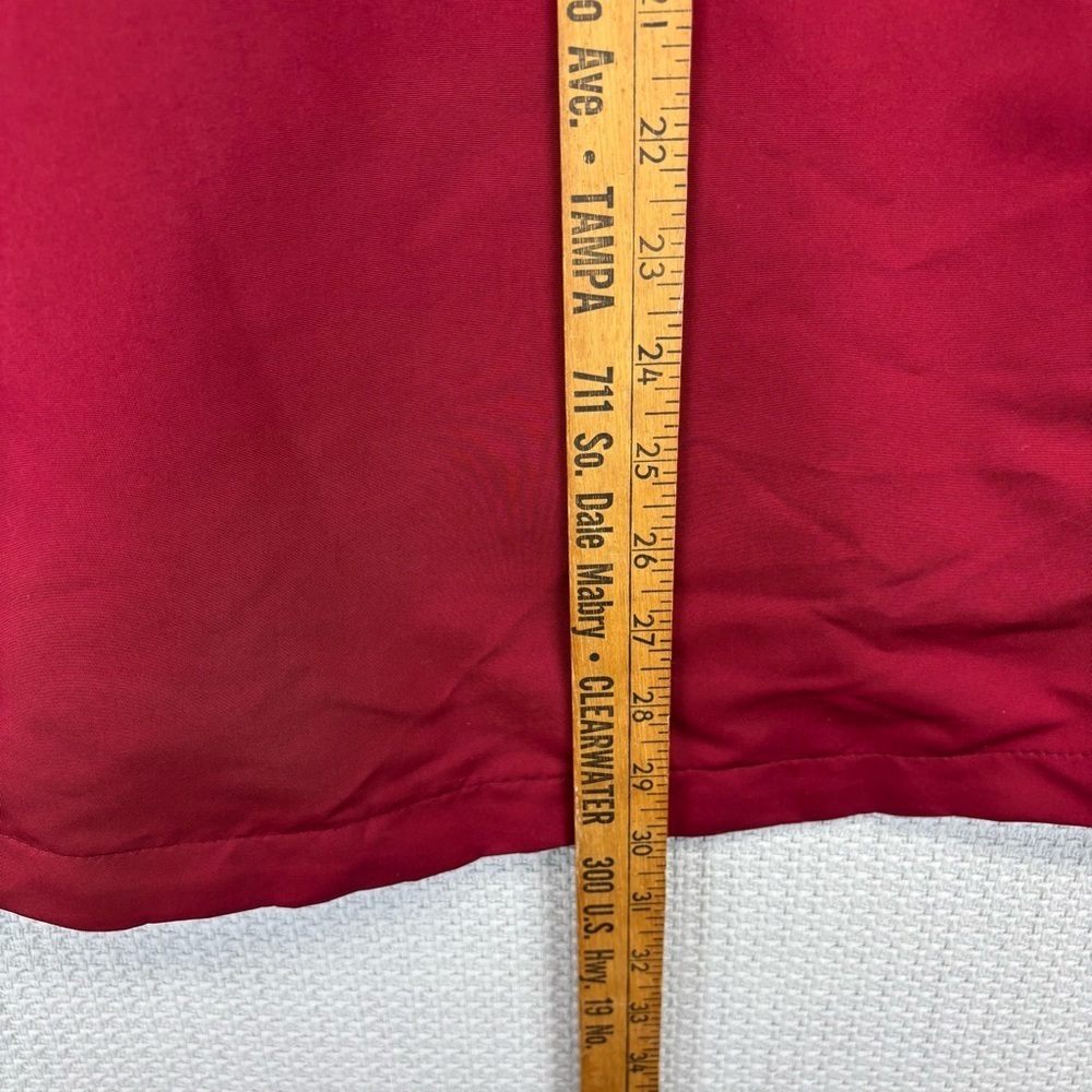 Hollister Men’s Med All Weather Collection Red/Black Rain Coat Jacket Outdoor - Picture 13 of 13